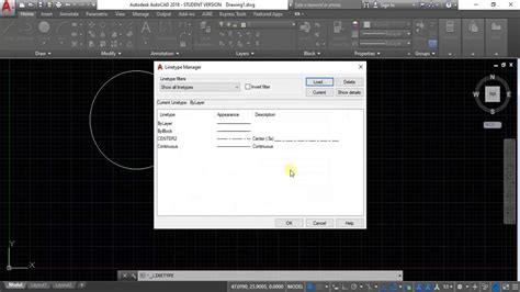 Autocad Lts Line Type Scale Part Youtube