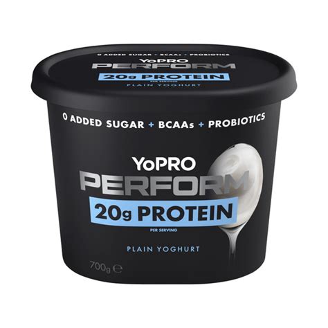 Buy Danone Yopro Perform Plain Yoghurt 700g Coles