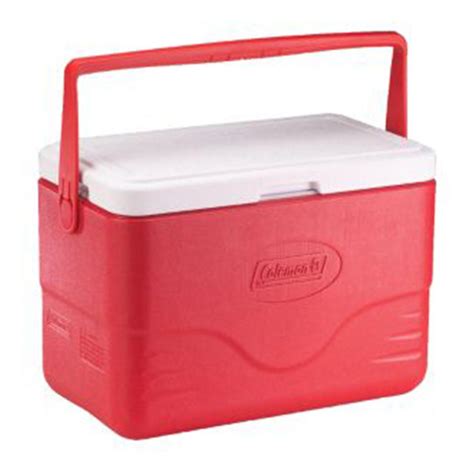 Coleman® 28 Quart Red Cooler With Bail Handle 202186 Coolers At