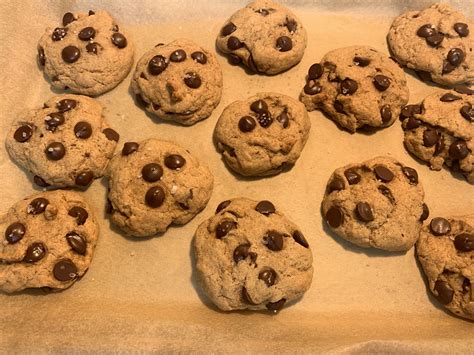 Vegan Whole Wheat Olive Oil Chocolate Chips Cookies R Veganfood