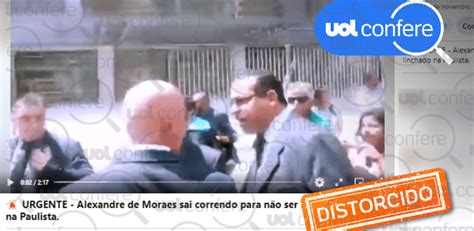 V Deo Em Que Moraes Hostilizado Na Paulista De