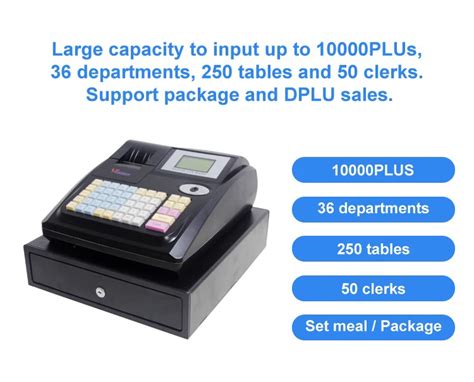 Hot Selling Built In Printer Cash Drawer Pos Electronic Cash Register