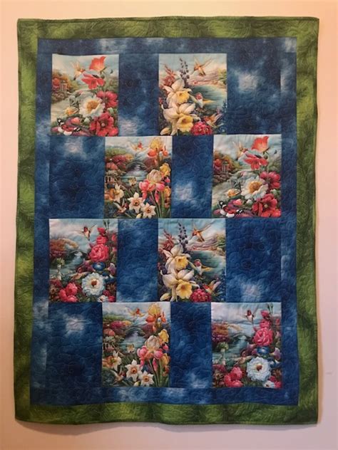 Hummingbird Lap Quilt Mycreativequilts