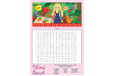 Garden Time Lottie Printable Word Search