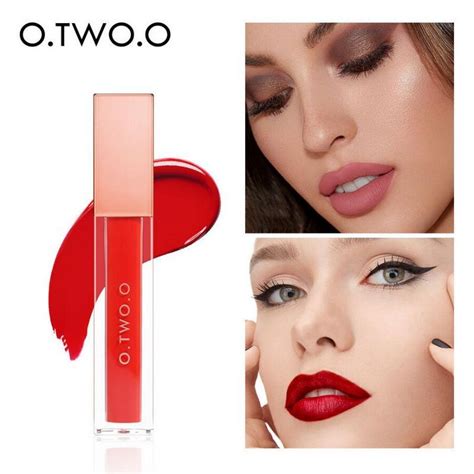 Otwoo Velvet Liquid Lipstick Matte Lip Gloss Waterproof Long Lasting Moisturizer Lip Gloss