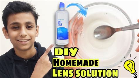 Diy Homemade Lens Solution For Slime 🌊💦 How To Make Contact Lens