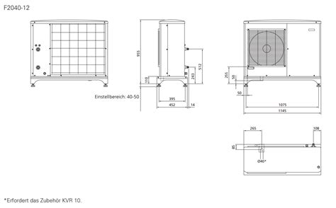 Raleo Nibe Luft Wasser W Rmepumpe F Kw Monoblock