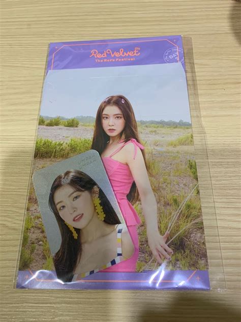 Wts Red Velvet Irene Umpah Umpah Holographic Photocard Standee Set