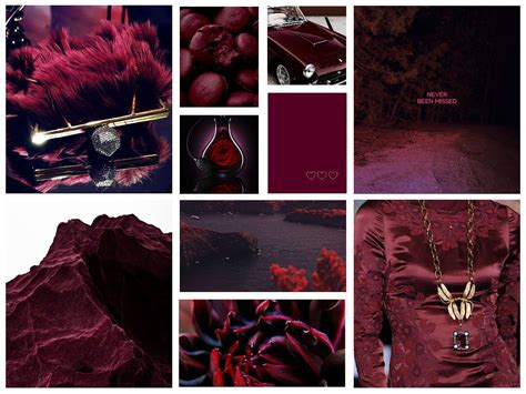 Boujee Burgundy Aesthetic Wall Collage Kit Burgundy Vintage Etsy