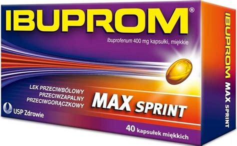 Leki Przeciwb Lowe Ibuprom Max Sprint Kaps Opinie I Ceny Na Ceneo Pl