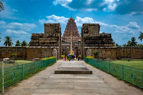 Gangaikonda Cholapuram Temple at Tamil Nadu, South India Stock Photo ...