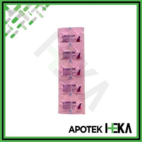 Jual Lodecon Strip Isi 10 Tablet Obat Flu Dan Batuk SEMARANG