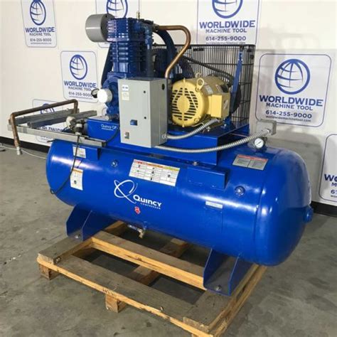 Used Quincy QP Pro 10 HP 120 Gallon Air Compressor For Sale