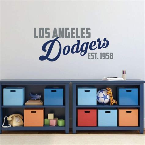 Los Angeles Dodgers La Logo Vinyl Decal Sticker 5 Sizes