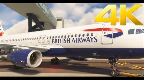 Msfs Extreme Realism Gatwick To Geneve British Airways A