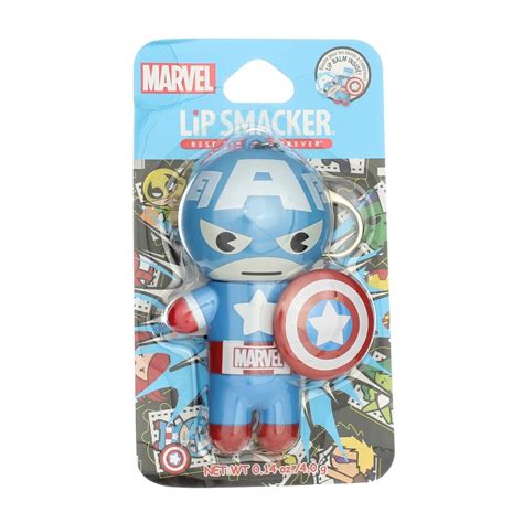 Pack Lip Smacker Marvel Superhero Lip Balm Captain America Oz