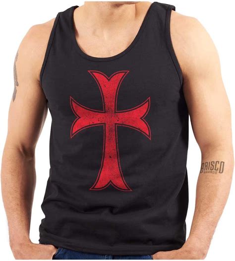 Brisco Brands Medieval Knight Templar Christian Tank Top T