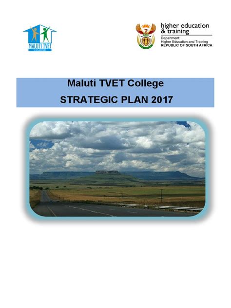 Maluti Tvet College Draft Strategic Plan Pdf Vocational Education