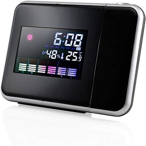 Jinxuny Reloj Despertador de proyección Digital con Pantalla LCD de