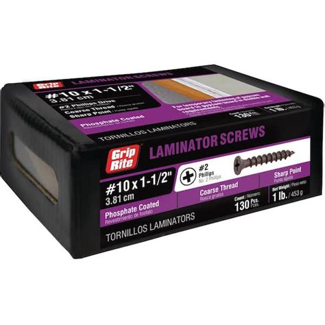 Grip Rite X In Phillips Phosphate Coated Coarse Thread