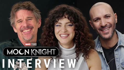 'Moon Knight' Cast Interviews | Ethan Hawke, May Calamawy, Mohamed Diab ...