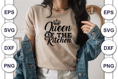 Potholder Svg Queen Of The Kitchen Graphic By Ss Studio Creative Fabrica