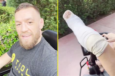 Conor Mcgregor Reveals Stress Fractures In Shin Before Dustin Poirier Fight At Ufc 264 And Says