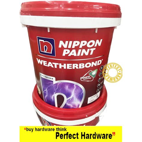 Nippon Weatherbond Exterior Wall White Liter Cat Luar