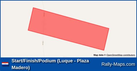 Start Finish Podium Luque Plaza Madero Stage Map Transchaco Rally