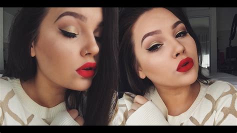 Festive Glam Makeup Tutorial ♡ Youtube