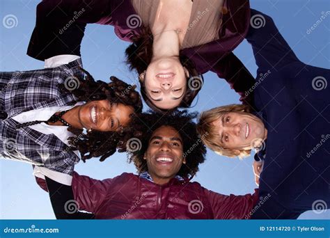 Friends Circle Stock Photo Image Of Multicultural Male 12114720