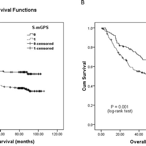 Kaplan Meier Survival Curves Of 442 Esophageal Squamous Cell Carcinoma