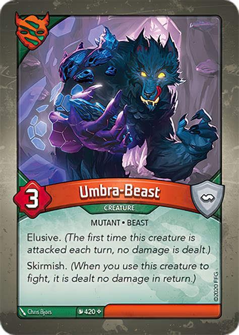 Umbra-Beast - Archon Arcana - The KeyForge Wiki