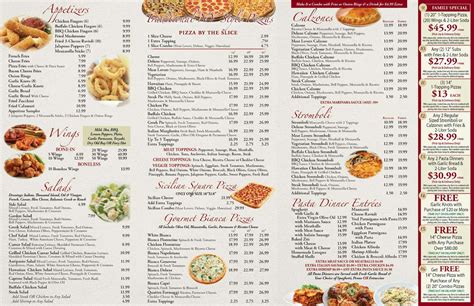 Menu - Venice NY Pizza