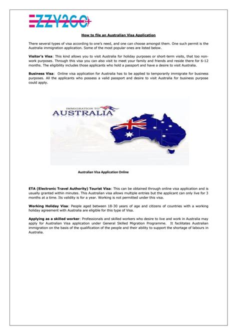 How To Apply For Australian Visa Treatbeyond2