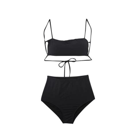 Style High Waist Bikini Set Women Biquini Suit Two Pieces Swimwear Swimsuit High Beach Suit On Onbuy