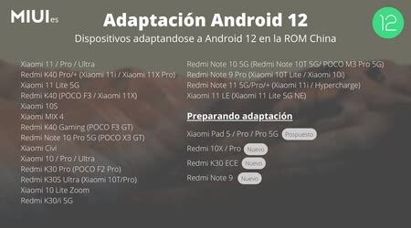 Android 12 para todos Xiaomi sigue adelante con su adaptación