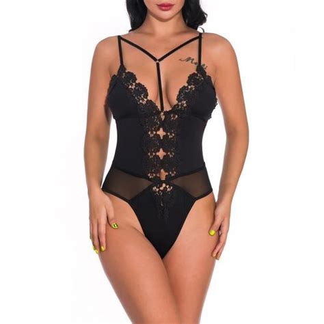 Ensemble De Lingerie Sexy Dames Mode Lingerie Rotique Couleur Unie