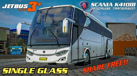 Jetbus Shd Single Glass As Fm Mod Bussid Terbaru Youtube