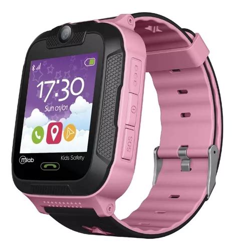 Reloj Inteligente Smartwatch Mlab Para Niños as Rosado Gps MercadoLibre