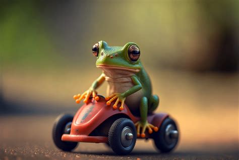 Cute Green Frog Royalty Free HD Stock Photo And Image