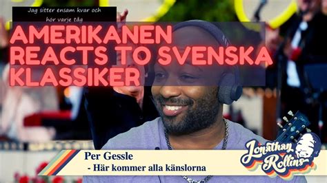 Amerikanen Reacts To Svenska Klassiker Per Gessle H R Kommer Alla