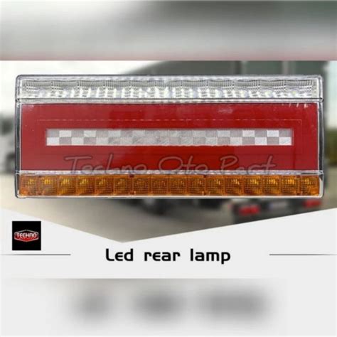 Jual Lampu Rem Bak Truk Volt Stoplamp Stop Lamp Led Cm Universal