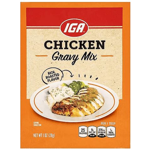 Iga Chicken Gravy Mix Salt Spices And Seasonings Yoder S Country Market