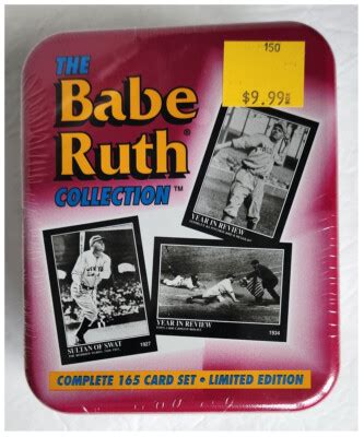 1992 Megacards The Babe Ruth Collection 165 Card Set Sealed In Collectible Tin EBay