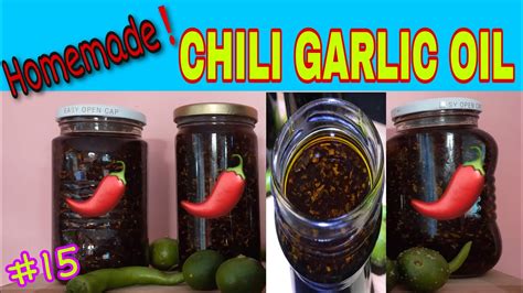 Homemade Chili Garlic Oil Chili Garlic Oil Recipe Pang Negosyo Youtube