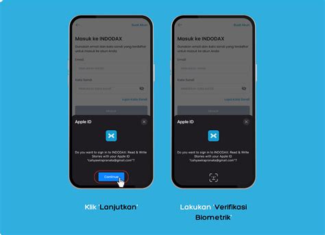 Cara Registrasi Dan Login Menggunakan Apple Id Atau Akun Google Melalui