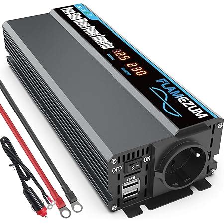 Captok Power Inverter Onda Sinusoidale Pura W Da V Cc A V V