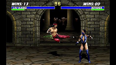 Ultimate Mortal Kombat Liu Kang Flying Kick Youtube