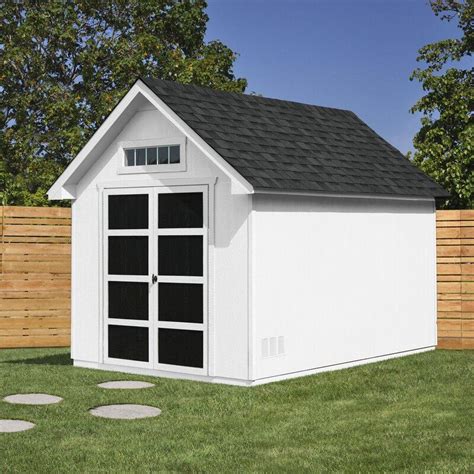 Handy Home Modesto Ft W X Ft D Wood Storage Shed Wayfair